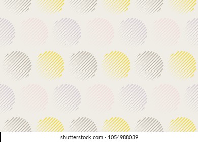 Seamless circles, seamless geometric pattern