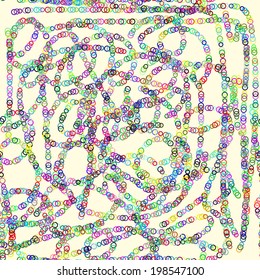seamless with circles. Not clipping mask