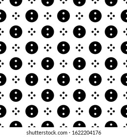 Seamless circles pattern. Dots image. Tribal backdrop. Rounds background. Dotted motif. Digital paper, folk web design, ethnic textile print, abstract wallpaper. Polka dot ornament. Geometric vector