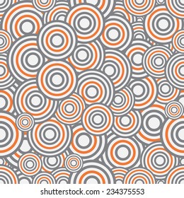 Seamless circles pattern, illustration