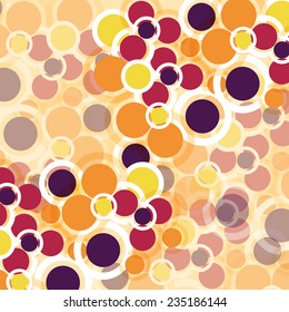 Seamless circles pattern, illustration
