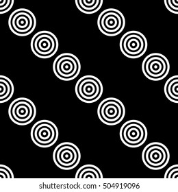 Seamless circles pattern vector
