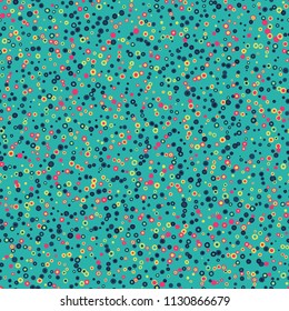 Seamless circles pattern. Vector repeating texture.