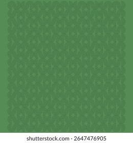 seamless circles waving vector line art.