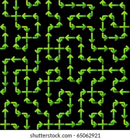 Seamless Circuit Pattern