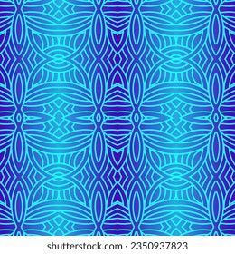Seamless circular circle eliptical elips modern line art pattern for background 