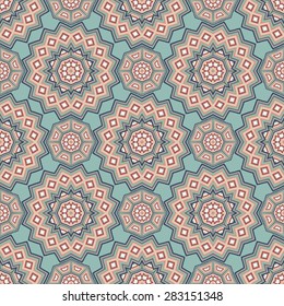 seamless circular decorative ornament