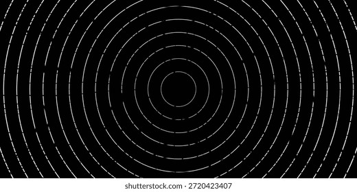 Fondo de onda de radio de patrón de líneas circulares sin fisuras, fondo de ilustración de onda de radio. moderno