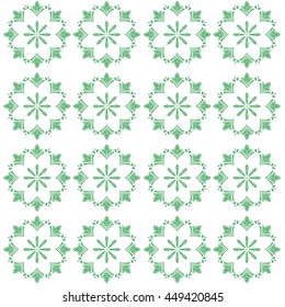 Seamless circular ornament