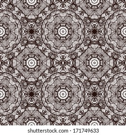 Seamless circular ornament,lace ribbon pattern. The lace for decoration.Theme,holidays.Template frame design for card.Lace Doily.Used for packaging, invitations