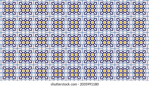 Seamless circular pattern background, modern shape composition, eps 10 vector.