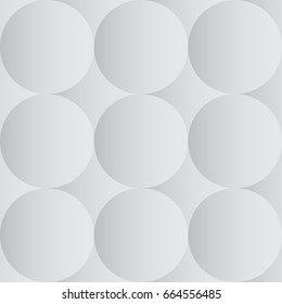 Seamless Circular Pattern Motif with Realistic 3D Effect