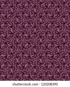 Seamless circular pattern ornament