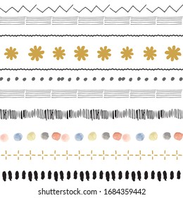 Seamless circular texture in abstract geometry