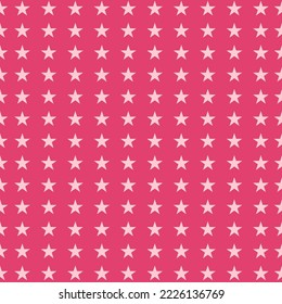 Seamless circus pattern. Pink circus on pink background with stars