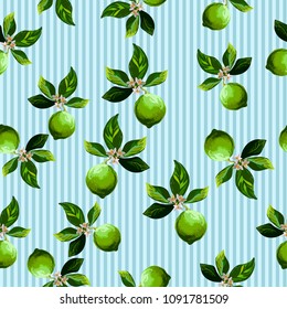 	
Seamless citrus pattern.Hand drawn vector illustration with lemons.Template for print, textile,wallpaper cover and box design.