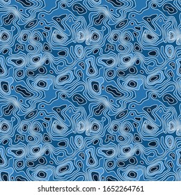 Fondo vectorial del patrón de las cinturas azules sin soldadura