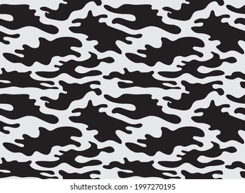 Seamless Classic Camouflage abstract pattern, Military Camouflage repeat pattern design for Army background, printing clothes, fabrics, sport t-shirts jersey, web banners, poster, cards and wallpaper