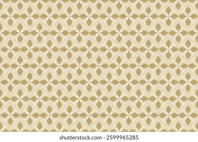 Seamless classic damask pattern in beige and gold tones. Decorative vintage background ideal for wallpapers, invitations, fabric prints, and elegant design projects.
