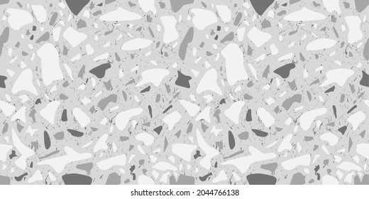 Textura de patrón de baldosas Clásica Firenze sin mangas. Fondo clásico de textura de mármol. Vector de mosaico terrazo geométrico. Plantilla para el diseño de baldosas, tapices, carteras, envoltura de regalo, tela, textil.