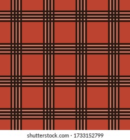 Seamless classic tartan textile pattern vector
