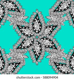 Seamless classic vector blue and white pattern. Traditional orient ornament. Classic vintage background.