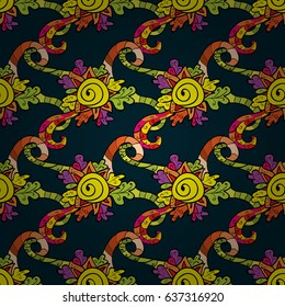 Seamless classic vector and colorful pattern. Traditional orient ornament. Classic vintage background.