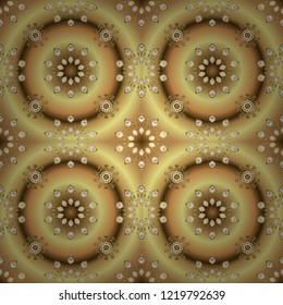 Seamless classic vector and golden pattern. Traditional orient ornament. Classic vintage background.