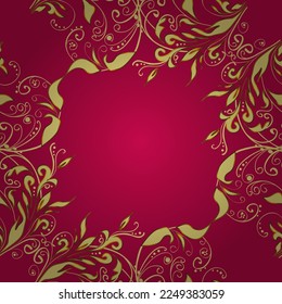 seamless classic vector golden pattern. Traditional orient ornament. Classic vintage background. Golden pattern on colors with golden elements.