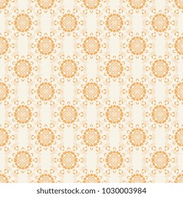 Seamless clean minimal floral wallpaper pattern. Seamless floral ornament on background. Seamless pattern for your design. Textile pattern. Wallpaper pattern