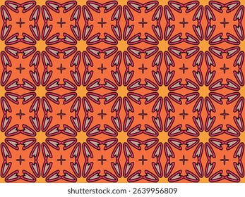 Seamless Cloth Background Symmetric Decoration Perspective Shape Luxury Art Wallpaper Texture Template Endless Fashion Interior Design Textile Geometric Visual Graphic Fabric Tile Digital Pattern.