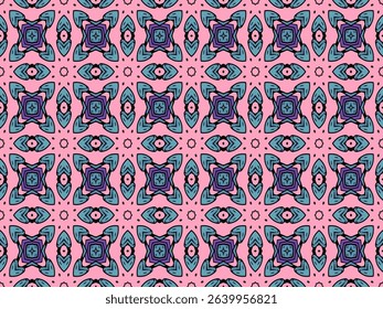 Seamless Cloth Background Symmetric Decoration Perspective Shape Luxury Art Wallpaper Texture Template Endless Fashion Interior Design Textile Geometric Visual Graphic Fabric Tile Digital Pattern.