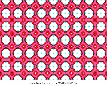 Seamless Cloth Wallpaper Fabric Texture Shape Perspective Visual Template Luxury Decoration Interior Endless Art Background Tile Digital Fashion Geometric Design Graphic Textile Symmetric Pattern.