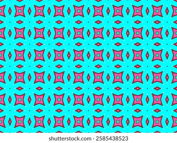Seamless Cloth Wallpaper Fabric Texture Shape Perspective Visual Template Luxury Decoration Interior Endless Art Background Tile Digital Fashion Geometric Design Graphic Textile Symmetric Pattern.