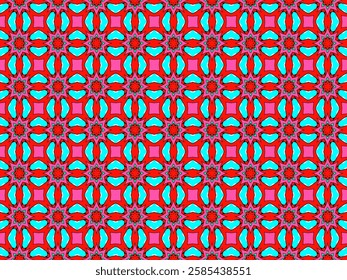 Seamless Cloth Wallpaper Fabric Texture Shape Perspective Visual Template Luxury Decoration Interior Endless Art Background Tile Digital Fashion Geometric Design Graphic Textile Symmetric Pattern.