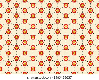 Seamless Cloth Wallpaper Fabric Texture Shape Perspective Visual Template Luxury Decoration Interior Endless Art Background Tile Digital Fashion Geometric Design Graphic Textile Symmetric Pattern.