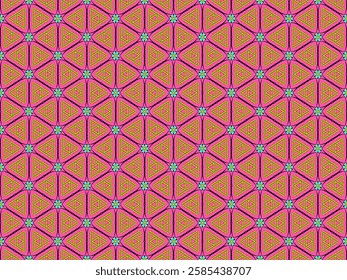 Seamless Cloth Wallpaper Fabric Texture Shape Perspective Visual Template Luxury Decoration Interior Endless Art Background Tile Digital Fashion Geometric Design Graphic Textile Symmetric Pattern.
