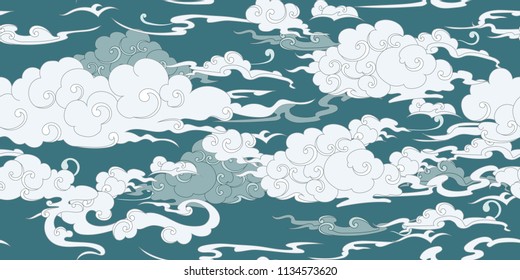 Seamless Cloud Pattern