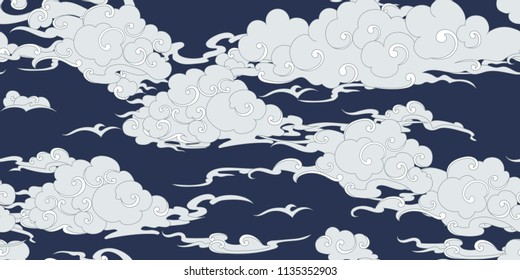 Seamless cloud pattern