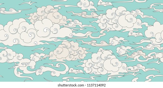 Seamless cloud pattern