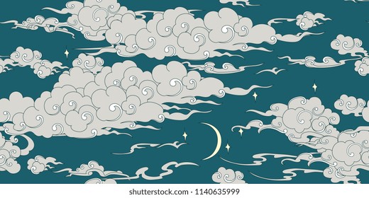 Seamless cloud pattern