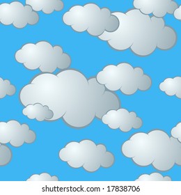 Seamless Cloud Pattern