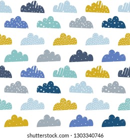 Seamless clouds pattern