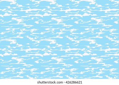 Seamless clouds pattern. Vector Illustration