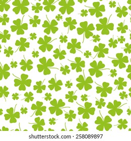 Seamless clover background