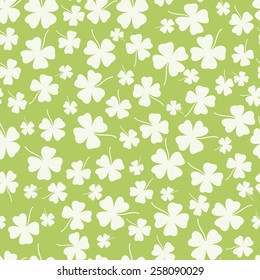 Seamless clover background
