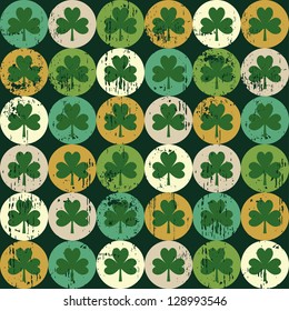 Seamless clover background.  Can be used for St. Patrick's Day