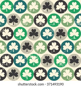 Seamless clover background. Can be used for St. Patrick's Day