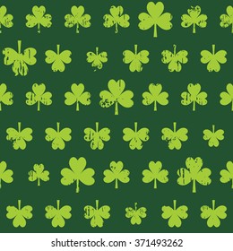 Seamless clover background. Can be used for St. Patrick's Day