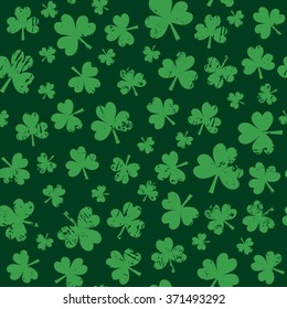 Seamless clover background. Can be used for St. Patrick's Day